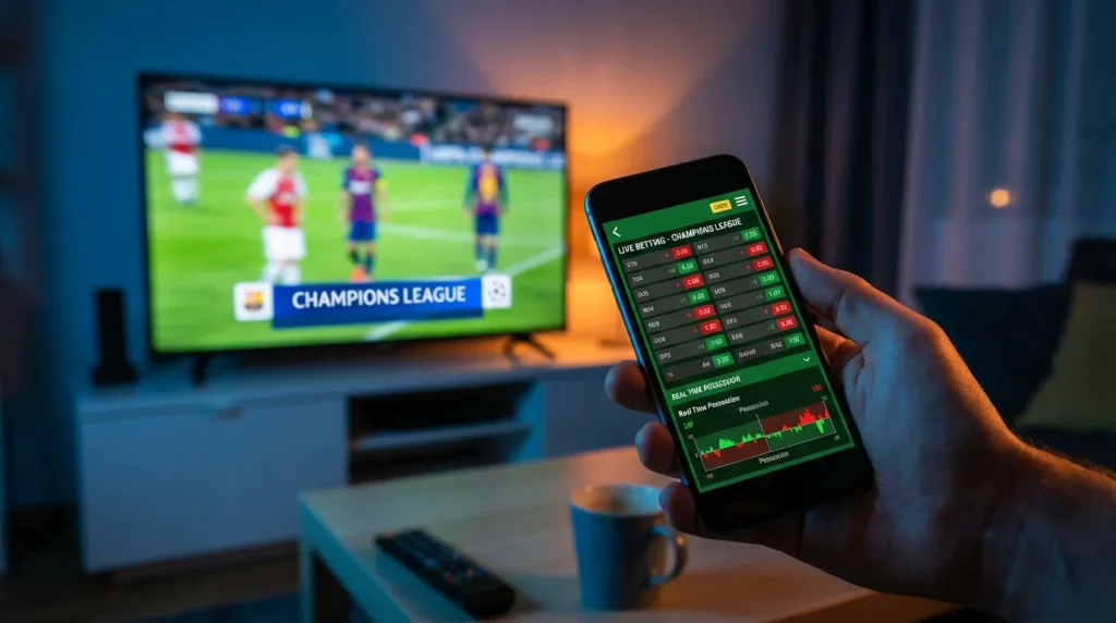 Apuestas en vivo en la Champions League